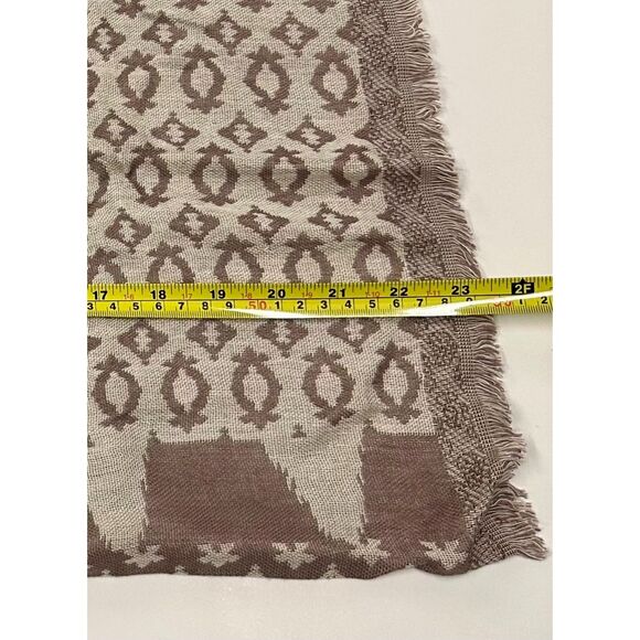 Saree Shawl Stole Tan Brown Banasari - Picture 5 of 5